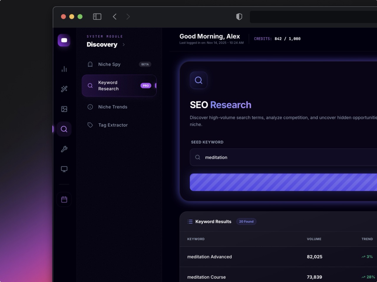 Keyword Intelligence Lab