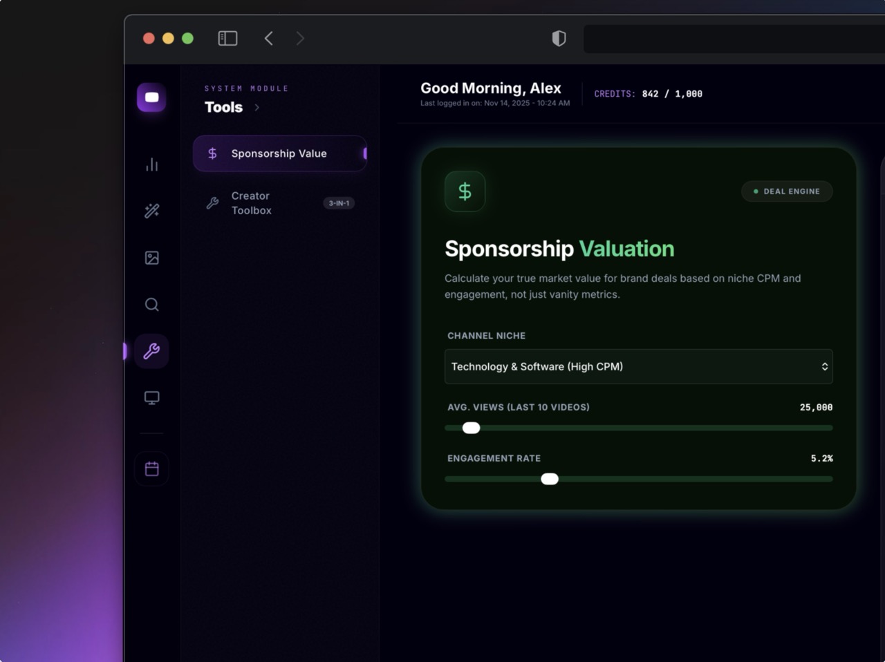Sponsorship Deal Engine